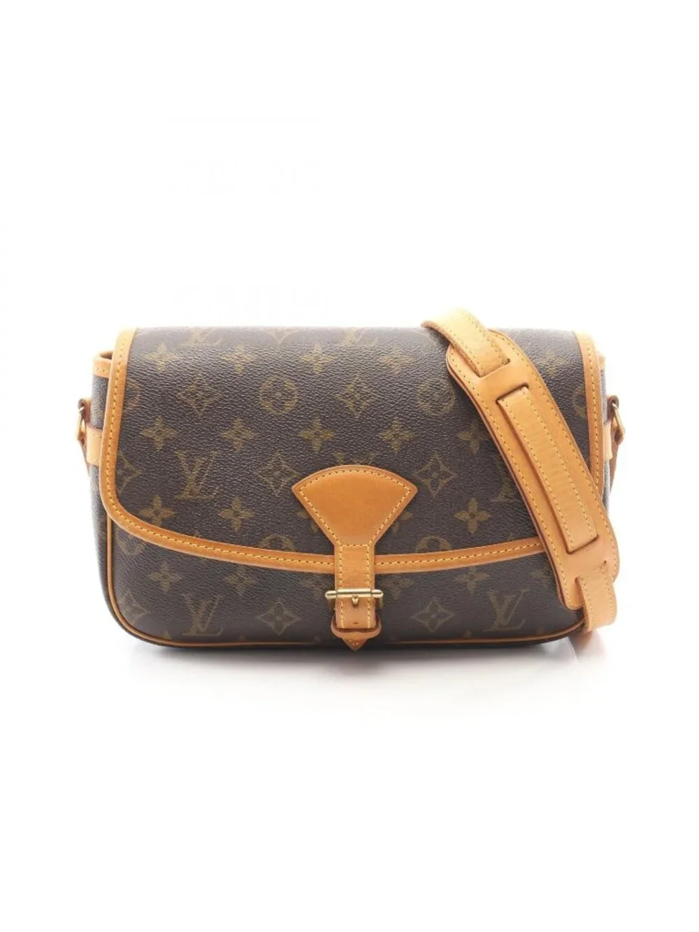 Louis Vuitton Shoulder Bag Solonge Monogram Canvas Leather